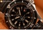 BREITLING SUPEROCEAN 2824 AUTO STEEL CASE WITH BLACK DIAL AND BLACK RUBBER STRAP - 1:1 ORIGIANL (GF)