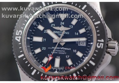 BREITLING SUPEROCEAN II Y1739316 44MM GF 1:1 BEST EDITION BLACK DIAL ON SS BRACELET A2824